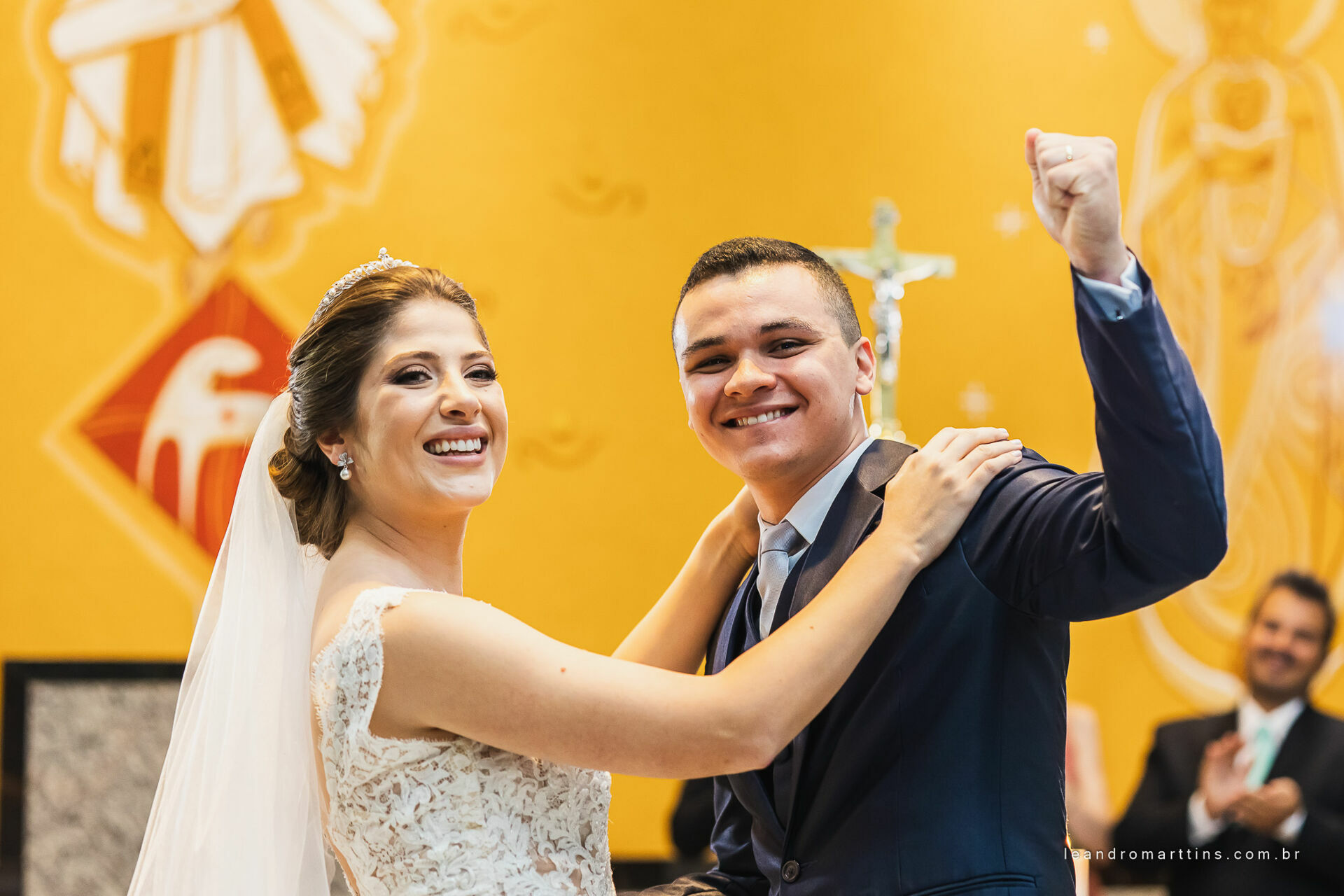 Foto Casamento Caroline e Leonardo na Igreja Nossa Senhora do Brasil Foto Casamento Caroline e Leonardo na Igreja Nossa Senhora do Brasil - Imagem 19