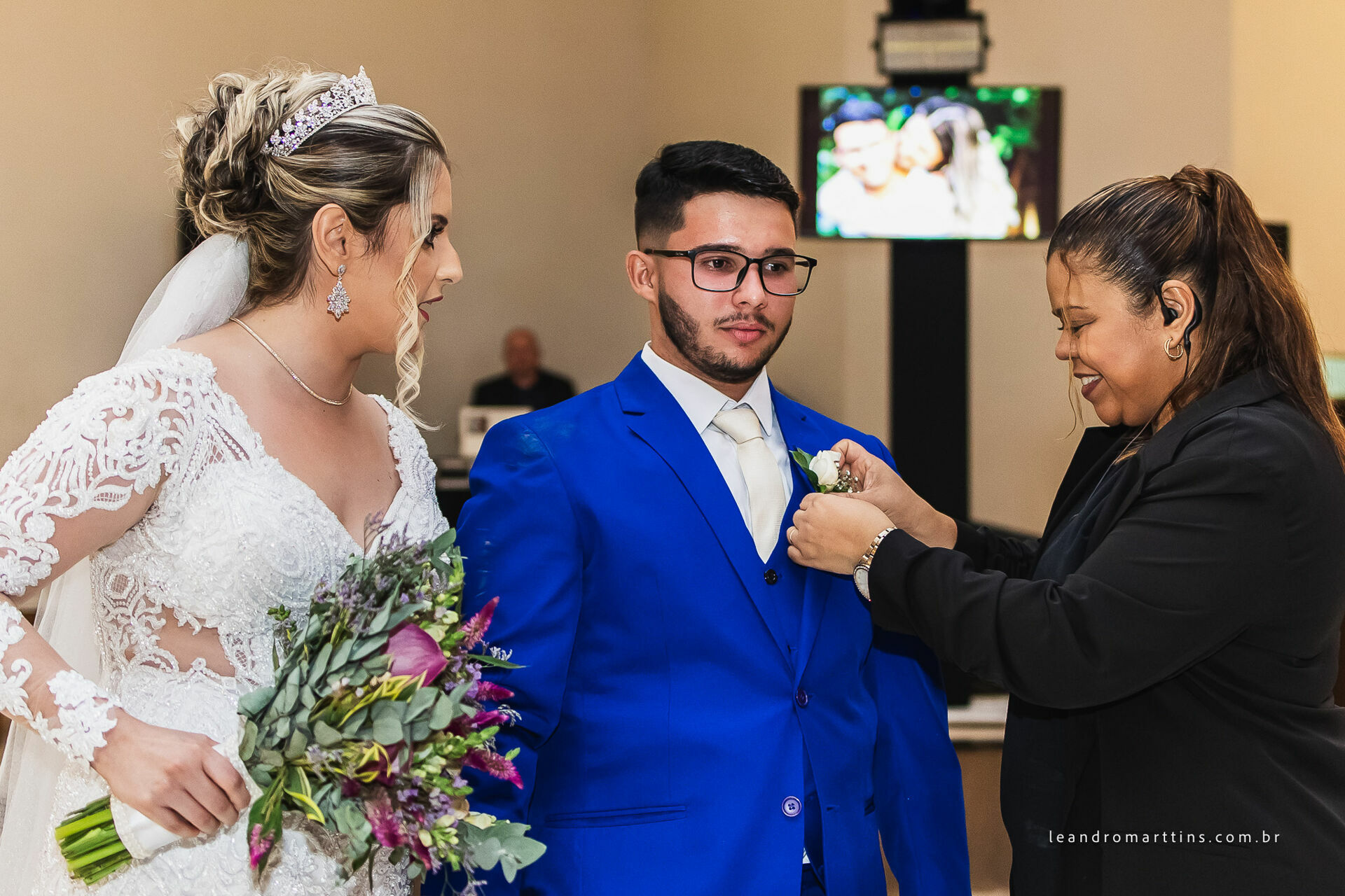 Foto Casamento Stefanie e Jhonatan no espaço Bella Faria Eventos Foto Casamento Stefanie e Jhonatan no espaço Bella Faria Eventos - Imagem 30